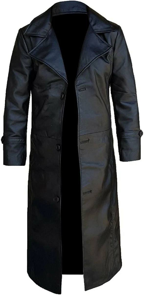 Winter duster cheap coat mens