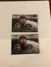 2022 Topps Stadium Club Frank Thomas #48 Base & Black Foil Parallel White Sox