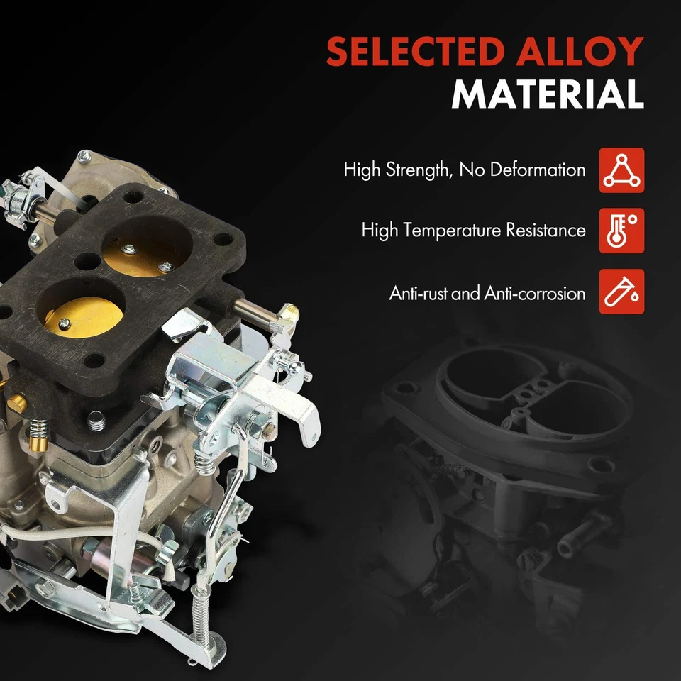 Carburador de 2 barriles para Toyota Land Cruiser 1969-1987 2F 4230CC FJ40 21100-61012 Foto 4 de 4