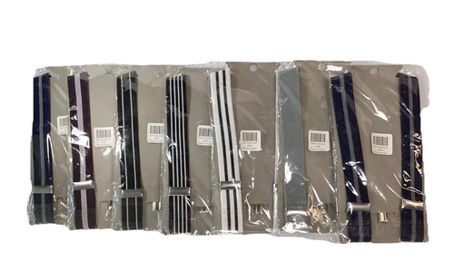 Lot Of 7 Kids Childrens Suspenders Assorted Colors NWT - Picture 2 of 9