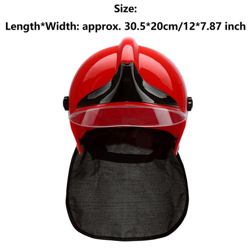 Children Kids Firefighting Helmet New Fireman Hat Party Fire Safety Cap Trendy - Picture 9 of 15
