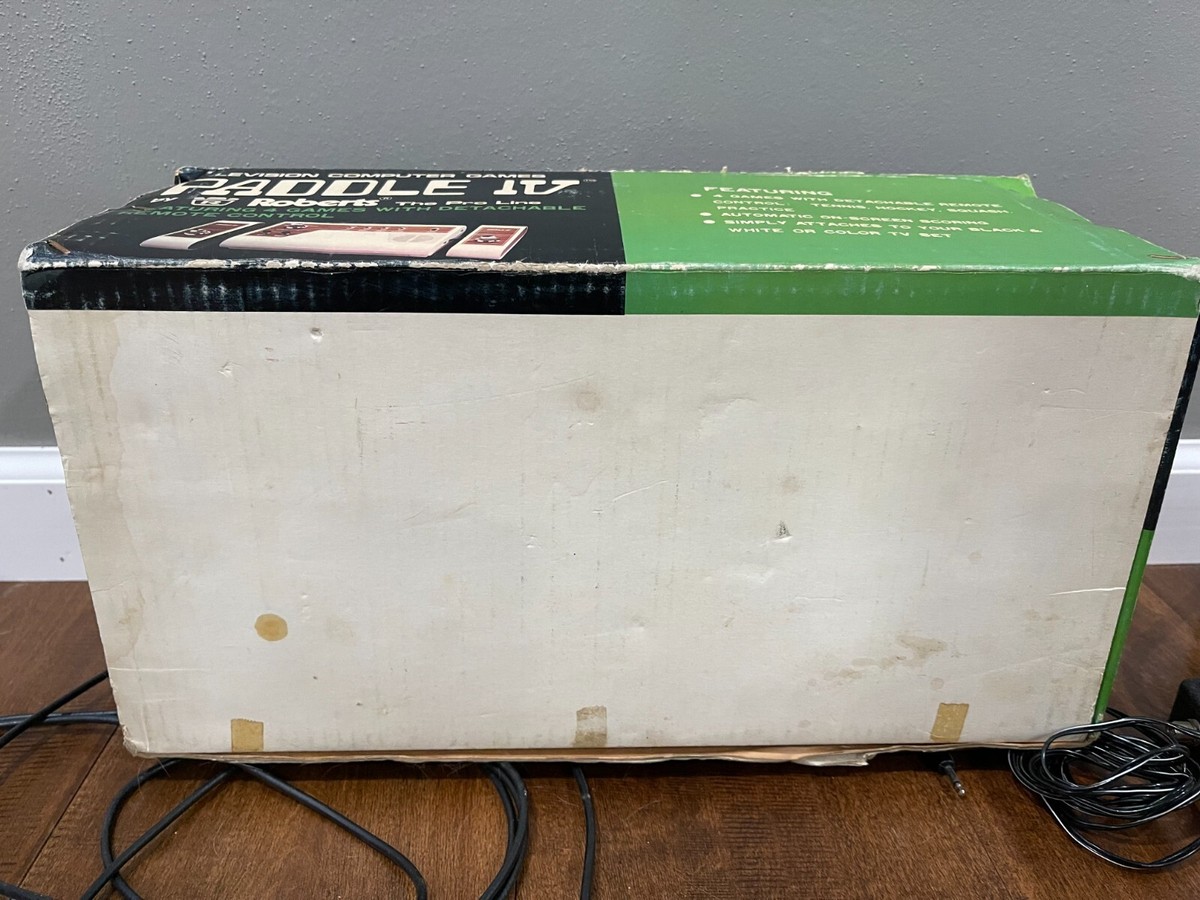 Paddle IV 4 Roberts The Pro Line Television Computer Games Console