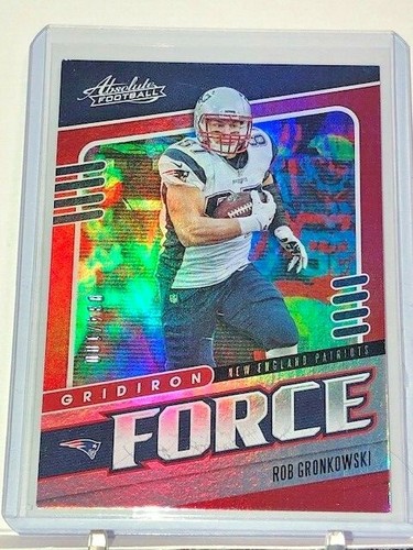 2019 Panini Absolute Football Spectrum Red Rob Gronkowski #15