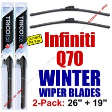 WINTER Wipers 2pk Super-Premium fit 2014+ Infiniti Q70 Q70L - 35260/190