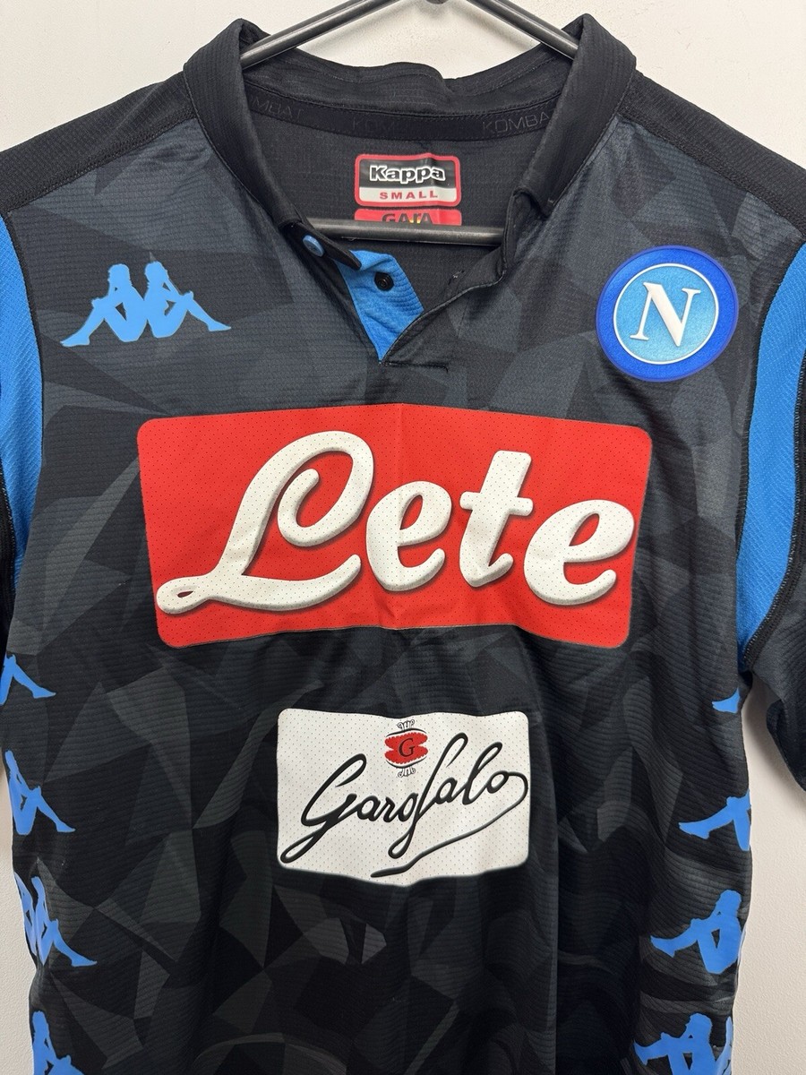SSC NAPOLI 2018/2019 PLAYER ISSUE AWAY FOOTBALL LONG SLEEVE