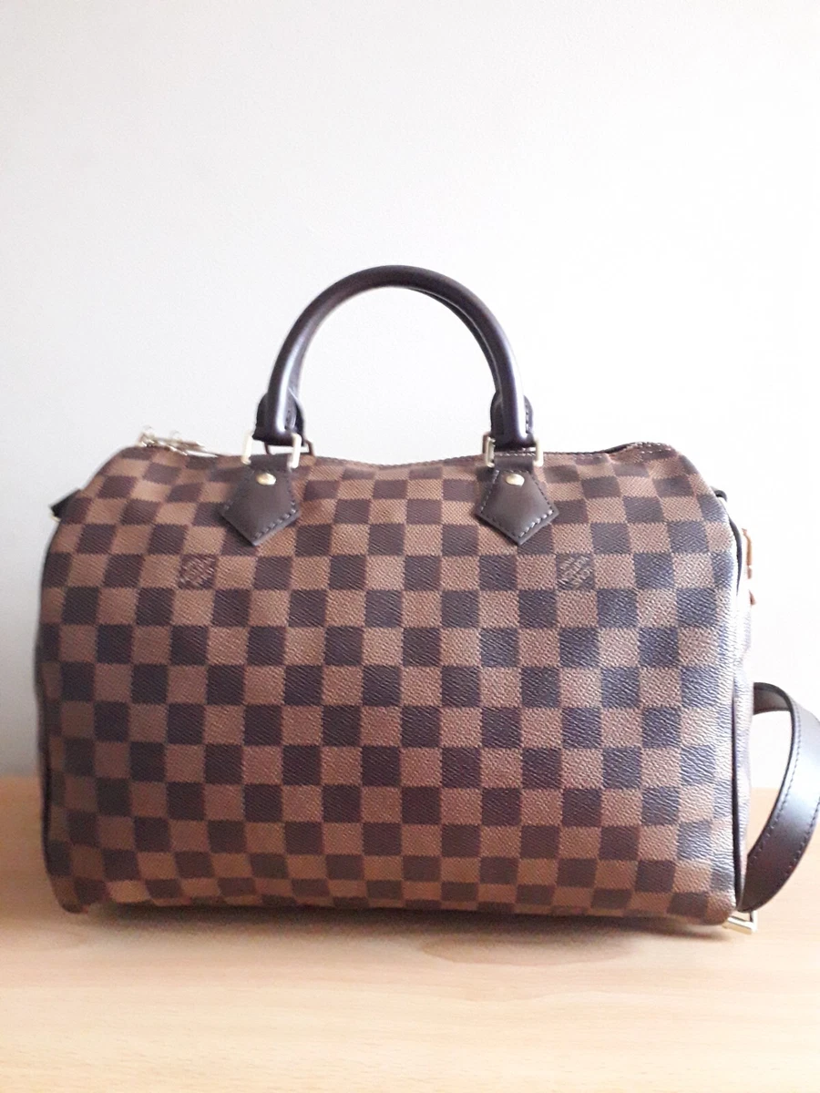 Louis Vuitton Speedy Bandouliere 30 Damier Ebene Review,Modelling shopts 