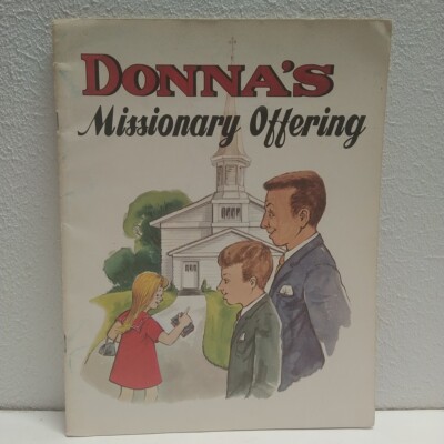 DONNA'S MISSIONARY OFFERING BOOK Sunday School Story Lesson 1969 SC Book