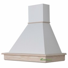 Cappa cucina rustica 90 frassino grezzo camino bianco motore faber CL90-FGBHC52 