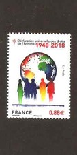 FRANCE 2018 Timbre N° 5290 - DECLARATION DES DROITS DE L'HOMME  NEUF ** LUXE MNH