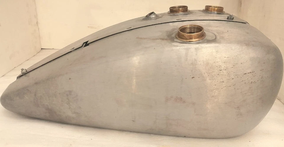 APTO PARA HARLEY DAVIDSON VL VLH VLD RL DL tanque de combustible de gasolina años 30 placa de hojalata Foto 3 de 4
