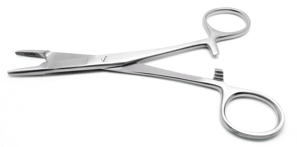 Olsen Hegar 5.5" Needle Holder Scissors Hemostat Surgical Instruments - Image 3 of 4