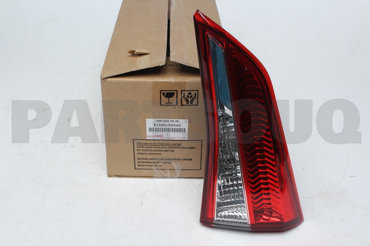 815800D540 Genuine Toyota LAMP ASSY, RR, RH 81580-0D540 | eBay