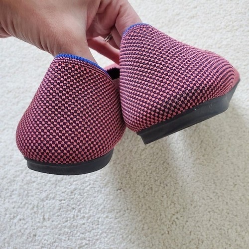 Rothy's Rose Double Stitch Round Toe Slip-on Flats sz10 - Picture 8 of 16