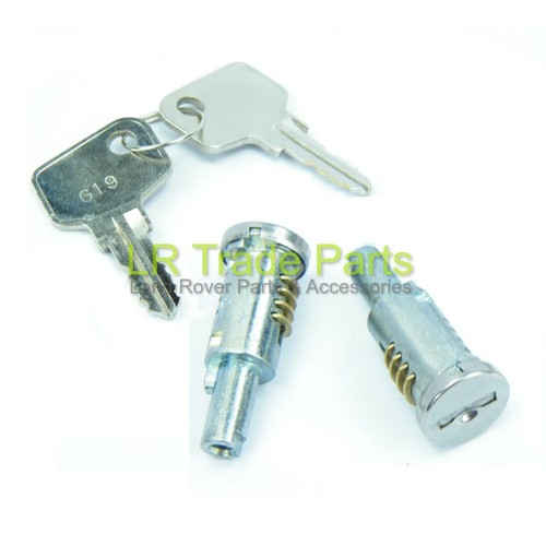 LAND ROVER DEFENDER NEW DOOR LOCK BARREL SET, BARRELS & KEYS MUC4146