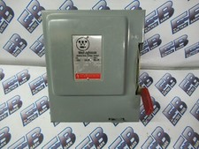 Westinghouse GF321N Disconnect 30 Amp 240 Volt 2P3W Fusible Vintage