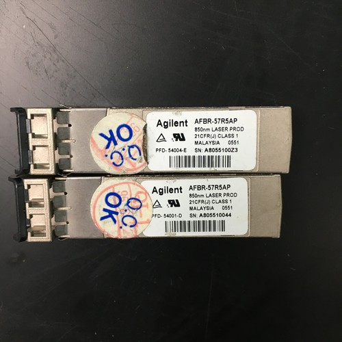 Lot of 13 Mixed Brand SFP Transceiver Modules – Finisar, Cisco, HP – 4Gbps 850nm - Photo 3/7