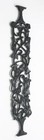 Black Ornate Petal Stairway or Decking Balustrade - With Adjustable Mounts