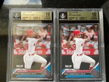 2023 Topps Now #734 Jordyn Adams Blue Parallel Card #d /49 Call-Up BGS 10