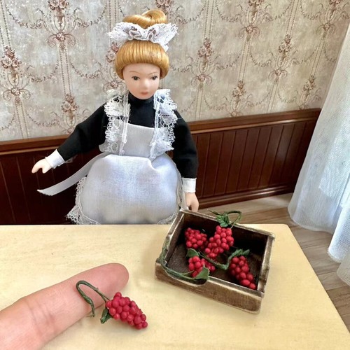 1Set Maßstab 1:12 Puppenhaus Miniatur Möbel Gemüse Obstkorb Handgefertigt Küche - Bild 27 von 31