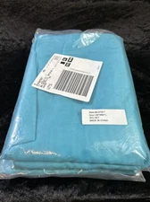 NEW 120" x 84" Long Sheer Turquoise Window Treatments - Polyester - 2 per pack