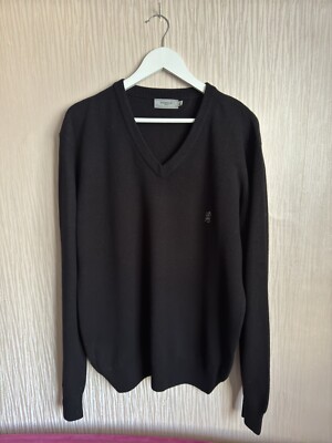 Pringle Golf Men 100% Pure Lambswool Jumper Size XL UK