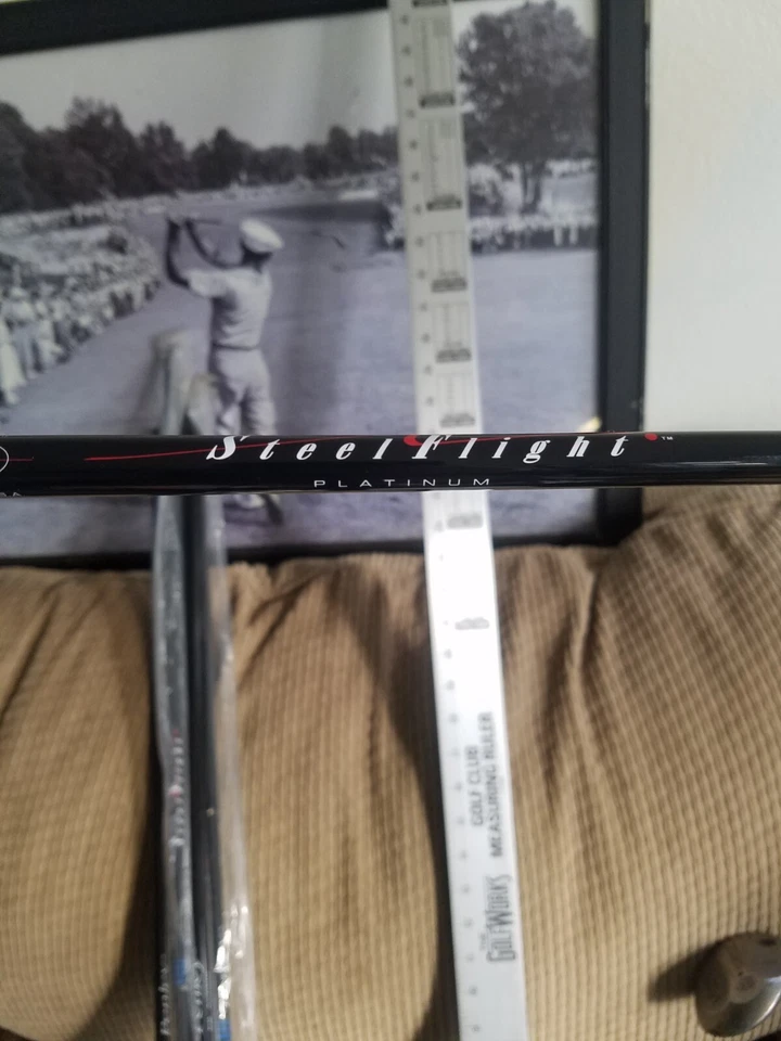 Nueva varilla de hierro Penley Steel Flight Platinum rígida flexible grafito... punta cónica .355 Foto 3 de 4