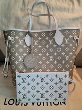 Louis Vuitton Spring In The City Neverfull Giant Monogram Empreinte Bag & Pouch
