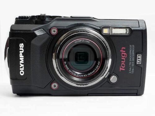 Olympus Tough TG-5 12MP Compact Digital Camera Black Heavy Duty from Japan
