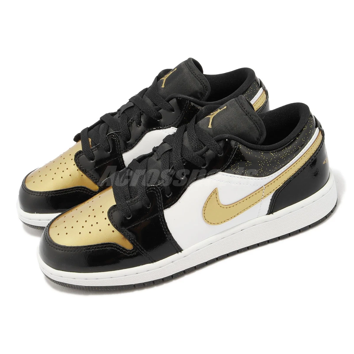 Nike Air Force 1 Low Black/White/Metallic Gold - Stadium Goods