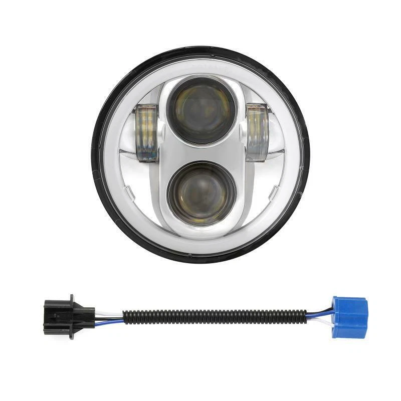 4x 5 3/4" 5.75"inch LED Headlights Sealed Beam for Kenworth W900A Peterbilt 359 - Image 2 of 4