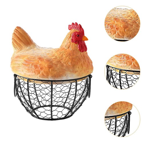 Egg Basket Kitchen Storage Egg Storage Basket for Vegetable Pantry Fruit - Picture 6 of 7