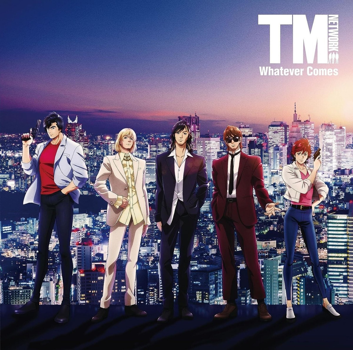 New TM NETWORK Whatever Comes CITY HUNTER Angel Dust CD Blu New TM NETWORK Whatever Comes CITY HUNTER Angel Dust CD Blu