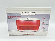MATTEL VIEW MASTER Virtual Reality Deluxe VR Viewer 2016 White Red New