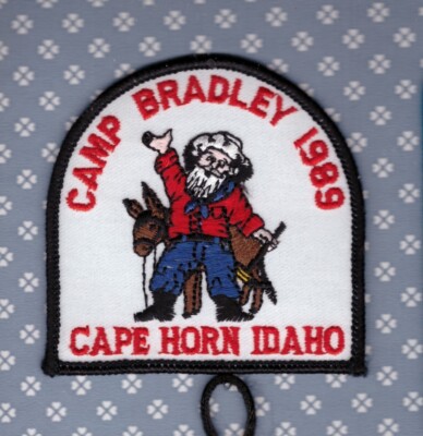 Camp Bradley  - Snake River Council    1989  Cape Horn Idaho  -Mint-