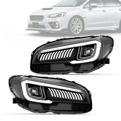 LED Projector Headlights Fit For Subaru WRX & WRX STI 2015-2021 Sequential