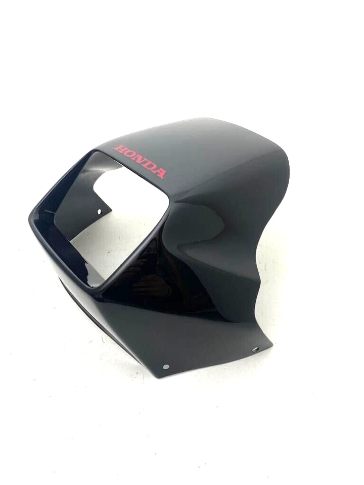 CUPOLINO HONDA NX 125 V ANTERIORE FRONT FAIRING DAL 1990 AL 1997 NERO NUOVO Foto 4 de 4
