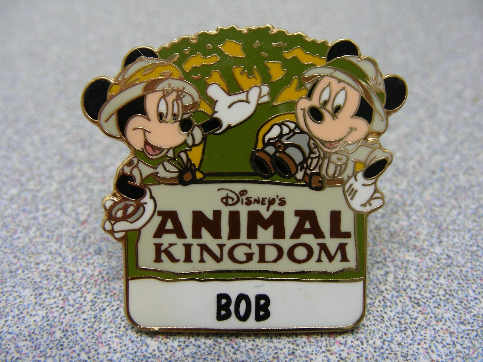 DISNEY'S ANIMAL KINGDOM - Personalized "BOB" Pin!