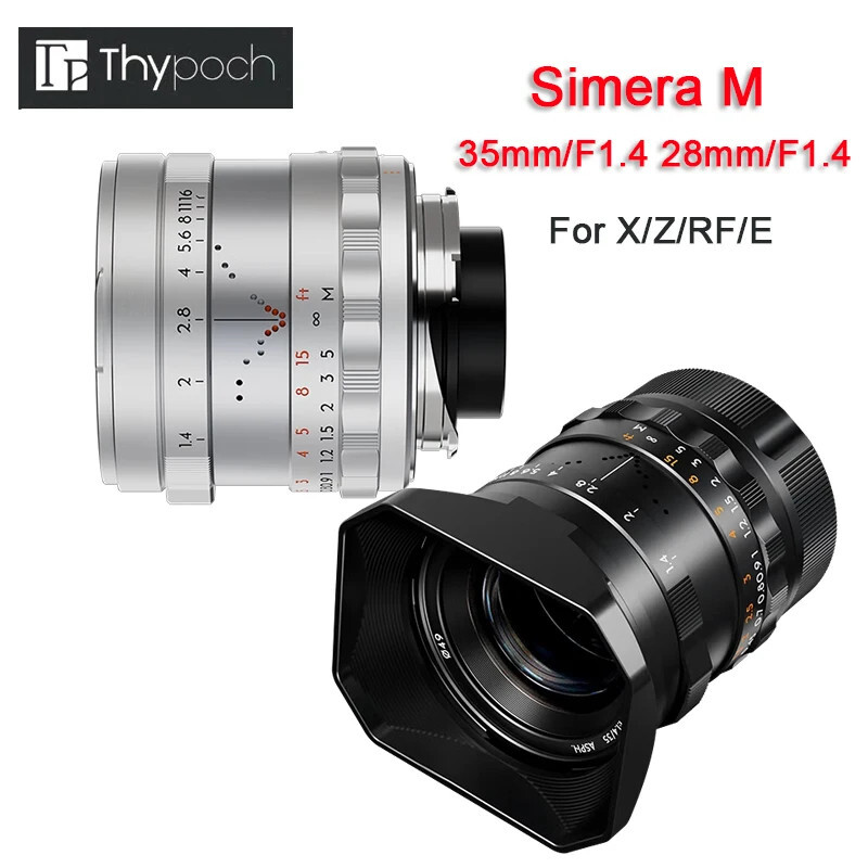 Thypoch Simera 28mm 35mm F1.4 ASPH Full Frame Lens Canon RF,Nikon
