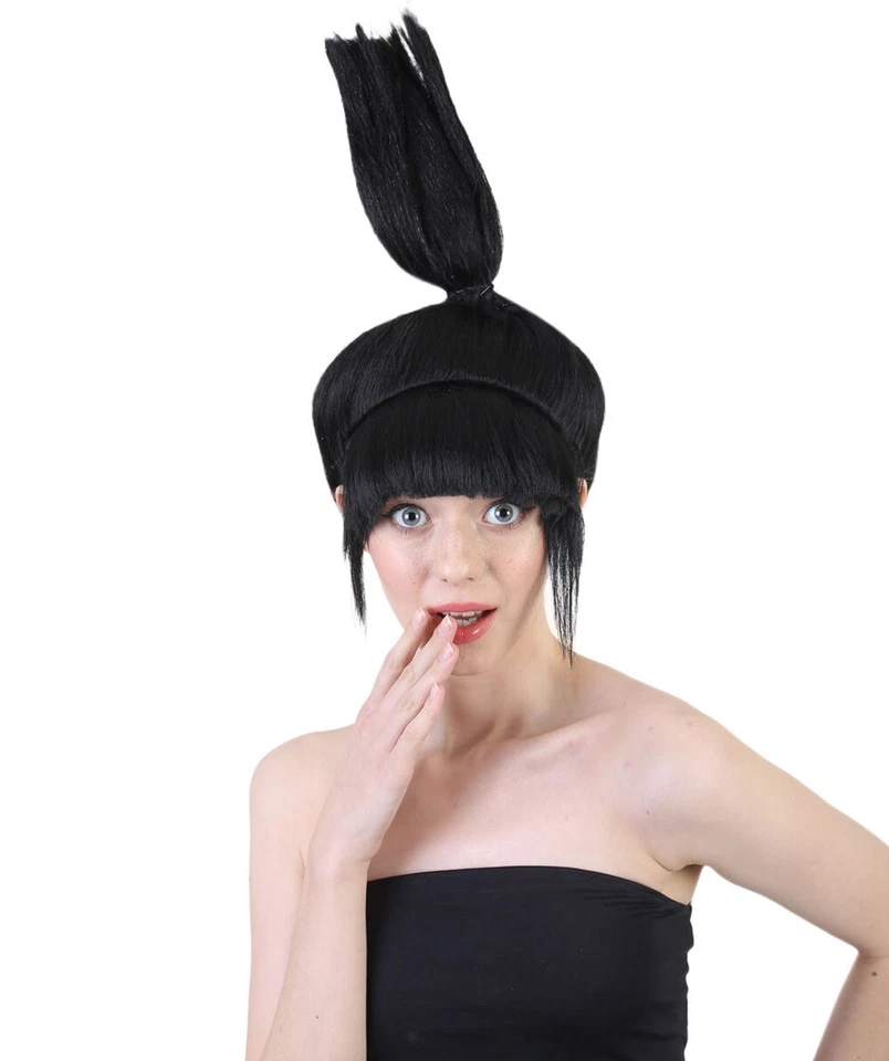 Peluca de cola de caballo con disfraces de Halloween Despicable Me Agnes para mujer, HW-1435 Foto 3 de 4