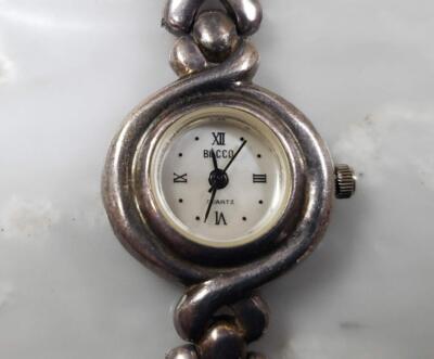 Bocco Vintage Watch Vintage Bocco Sterling Silver Marcasite Lady Watch - Etsy main image 4