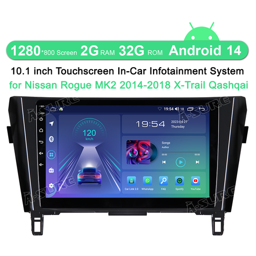 Android 14 Radio Stereo GPS Sat Nav For Nissan X-Trail T32 Qashqai J11 2014-2018 - Picture 3 of 12