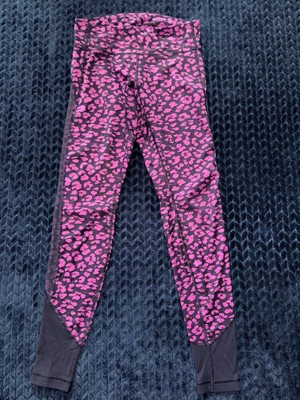 Lululemon Women s Drop It Like Its Hot Tight Purple Pink Leggings mesh Size 6