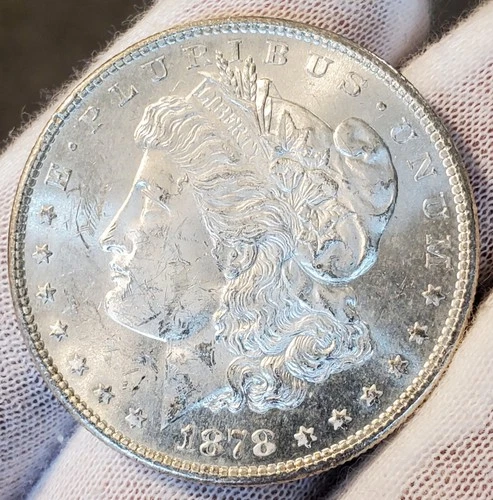 * 1878 S * BU MS++ FROSTY SNOW WHITE! MINT FRESH BETTER DATE MORGAN DOLLAR #C11