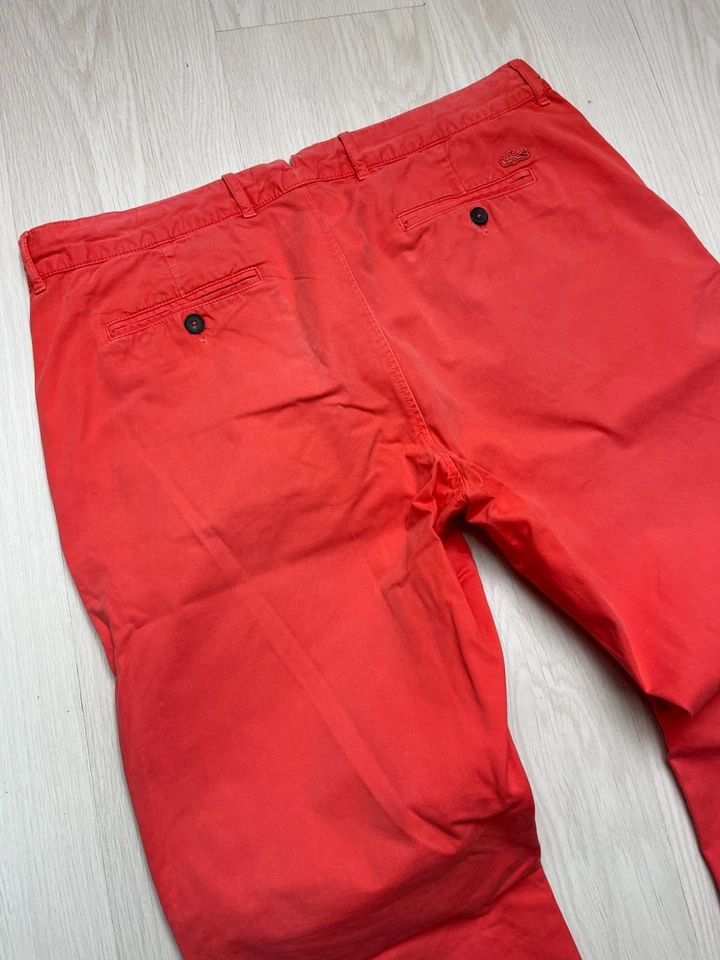 Pantalon Chino Lacoste Devanlay Corail FR48 Coton - Photo 3/4