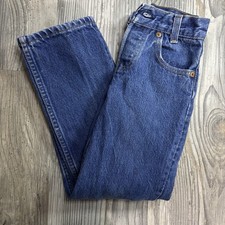Vintage 80  s Levi Strauss 501 Button Fly Youth 8 Slim Jeans 22 Waist 22 Length