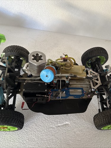 VINTAGE Kyosho Inferno mp7.5 Nitro Buggy 1/8 Scale Unte No remote - Picture 22 of 24