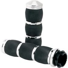 Avon Grips Air Cushioned Grips Chrome MT-AIR-90-CH