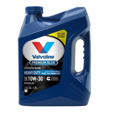 Valvoline Premium Blue Synthetic Blend 10W-30 Heavy Duty Diesel Engine Oil 1 GA