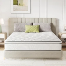 Queen Mattress 12 Inch, Hybrid Mattress Queen Size with Comfy Support, Bed Mattr