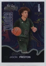 2021-22 Wild Card Alumination Blue - Nameplate /299 Jason Preston Rookie RC 14tz